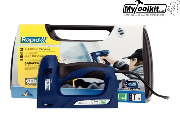 Rapid ESN114 Electric Staple Gun Flatwire, 22275002