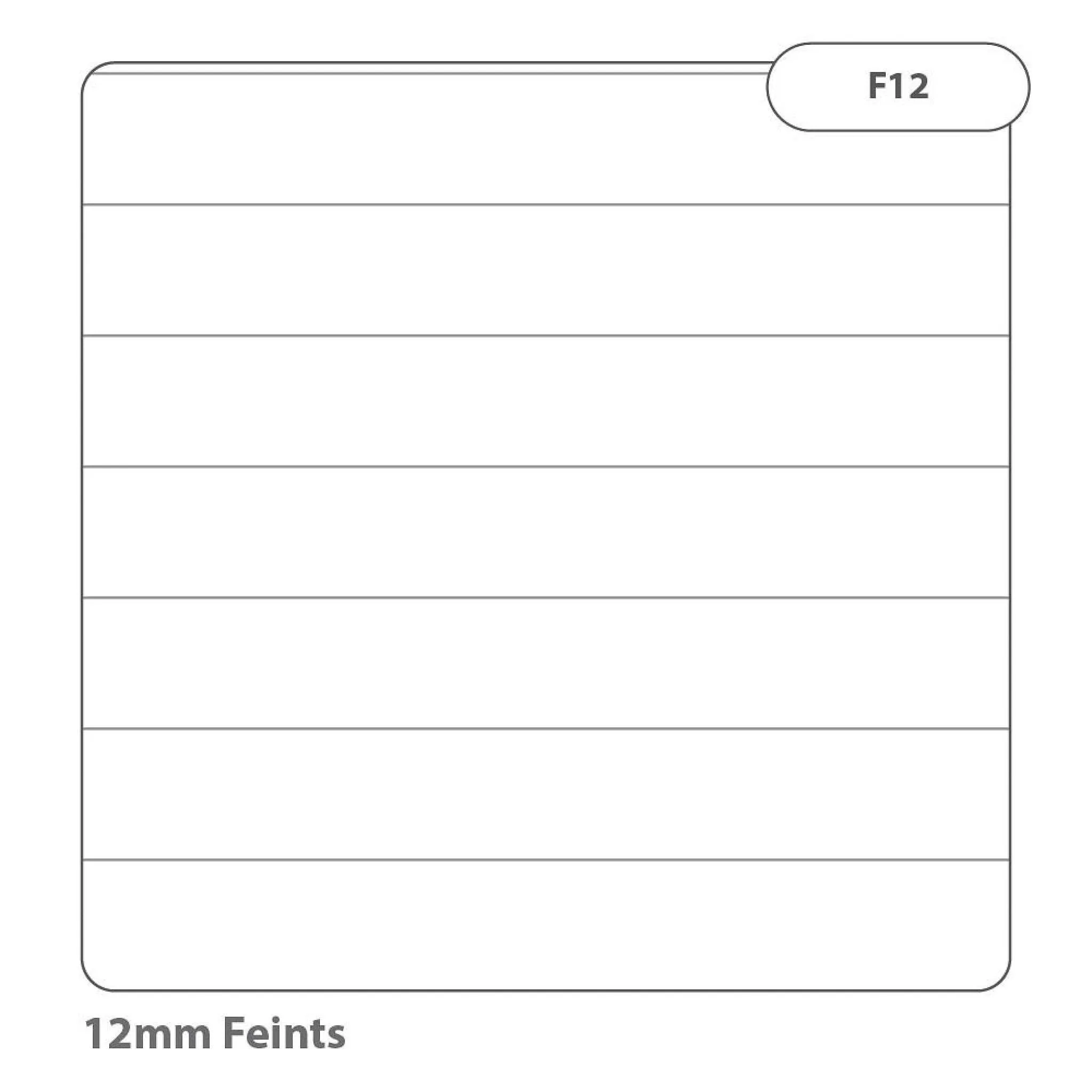 RHINO 12mm Ruled (8"x6.5") Exercise Books No Margin – 100-Pack