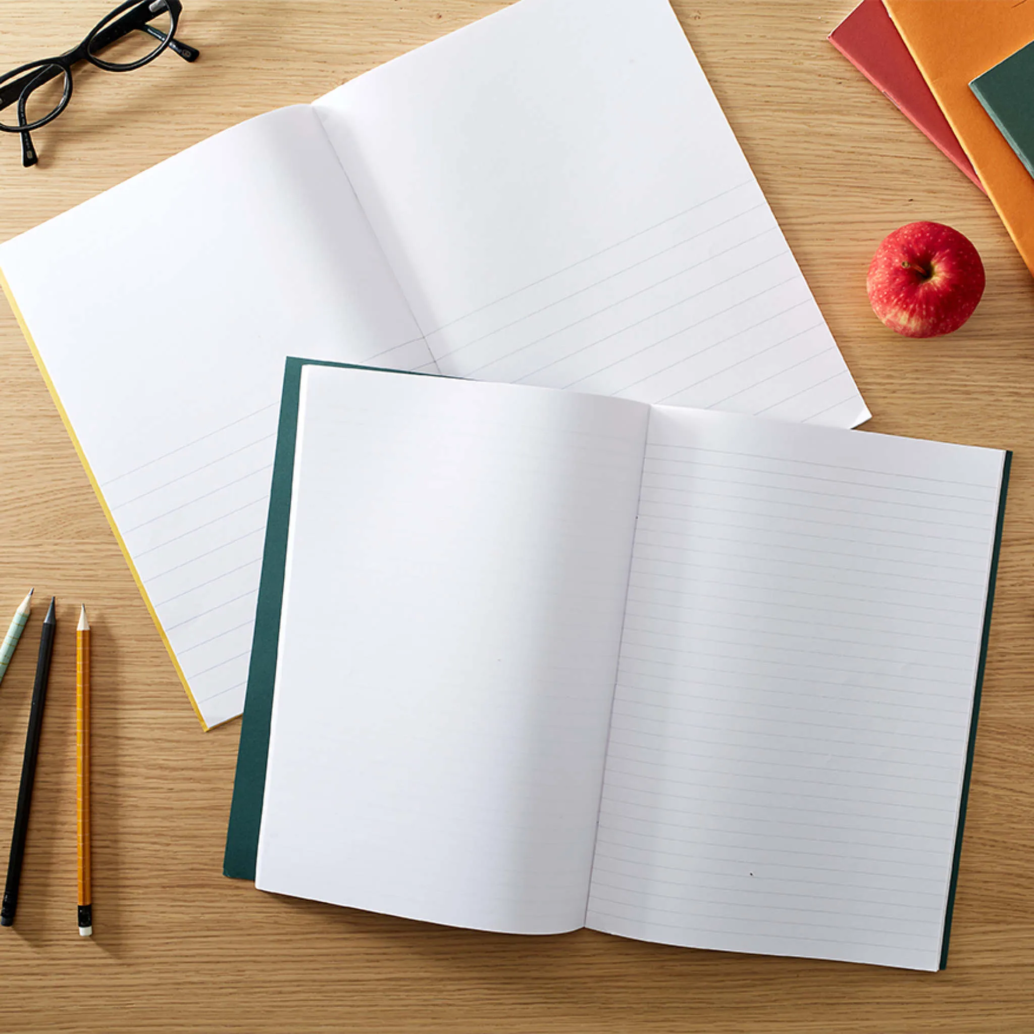RHINO A5  Exercise Book - Alternate 12mm Ruled/Plain | 48pg/100Pk