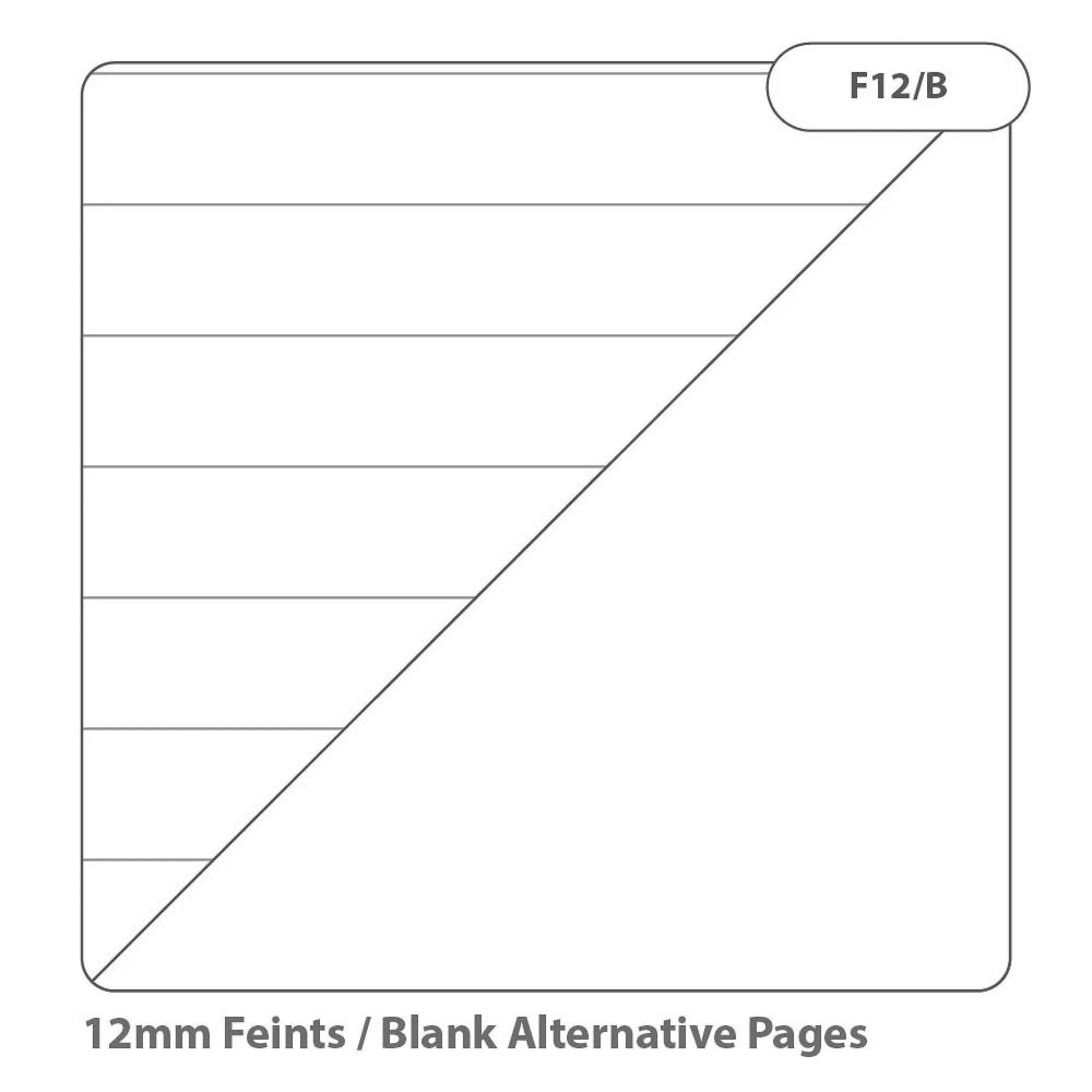 RHINO A5  Exercise Book - Alternate 12mm Ruled/Plain | 48pg/100Pk