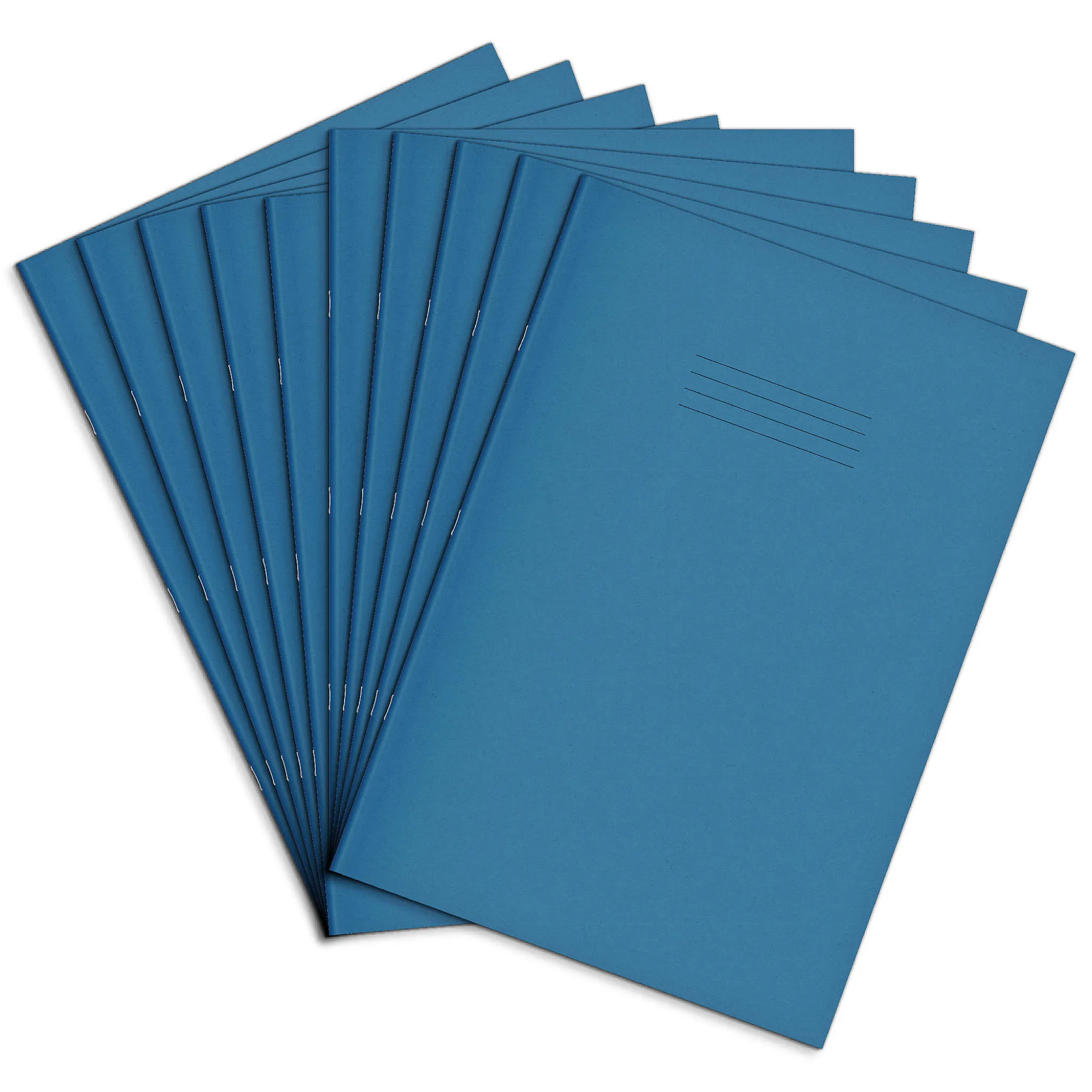 RHINO Plain Exercise Books – 50-Pack A4  (80 Pages)