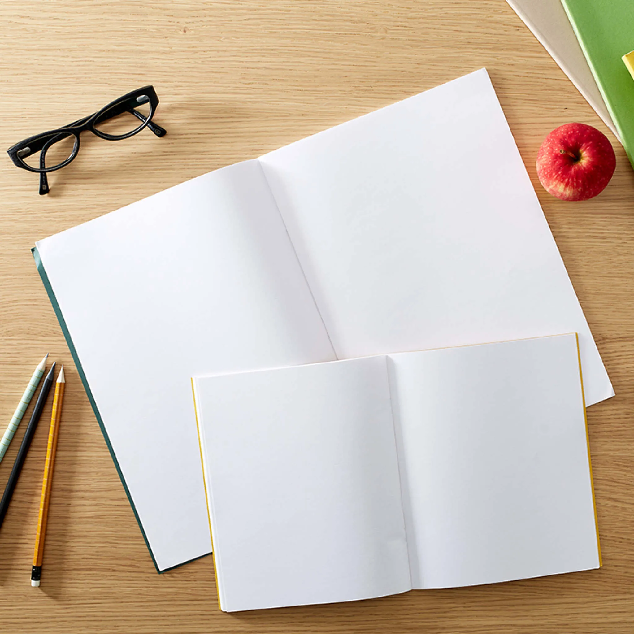 RHINO Plain Exercise Books – 50-Pack A4  (80 Pages)