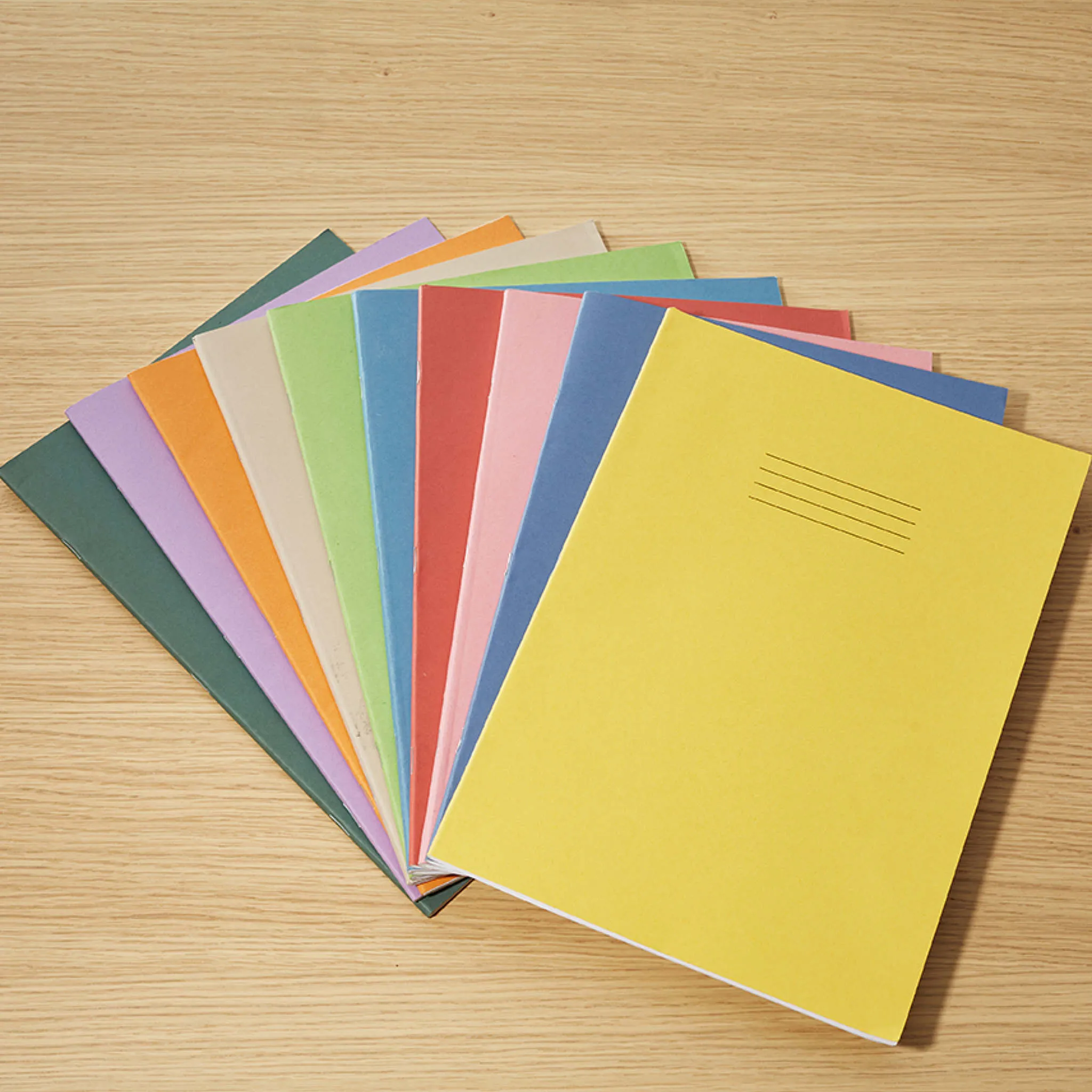 RHINO Plain Exercise Books – 50-Pack A4  (80 Pages)