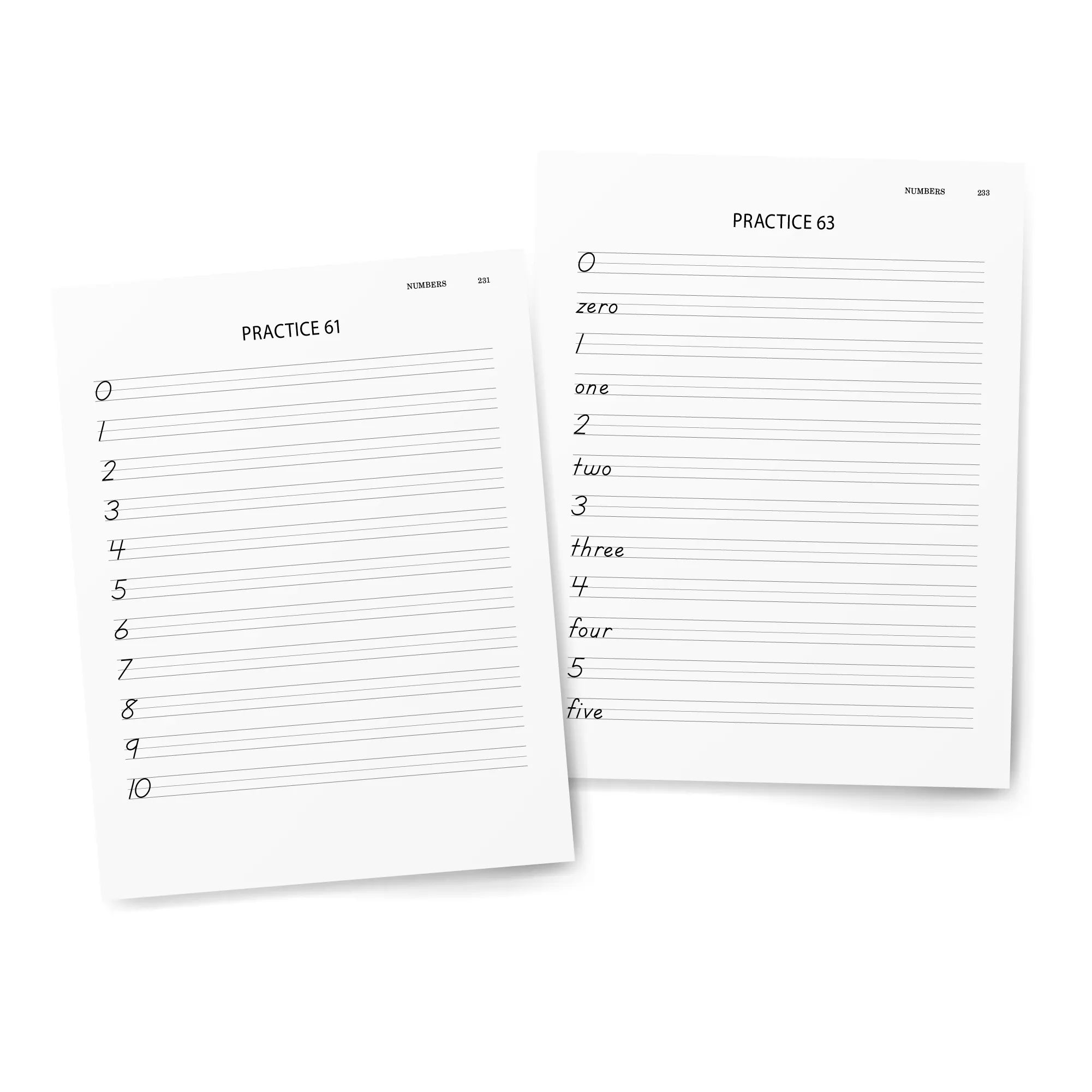 Rhythm of Handwriting Manuscript Set