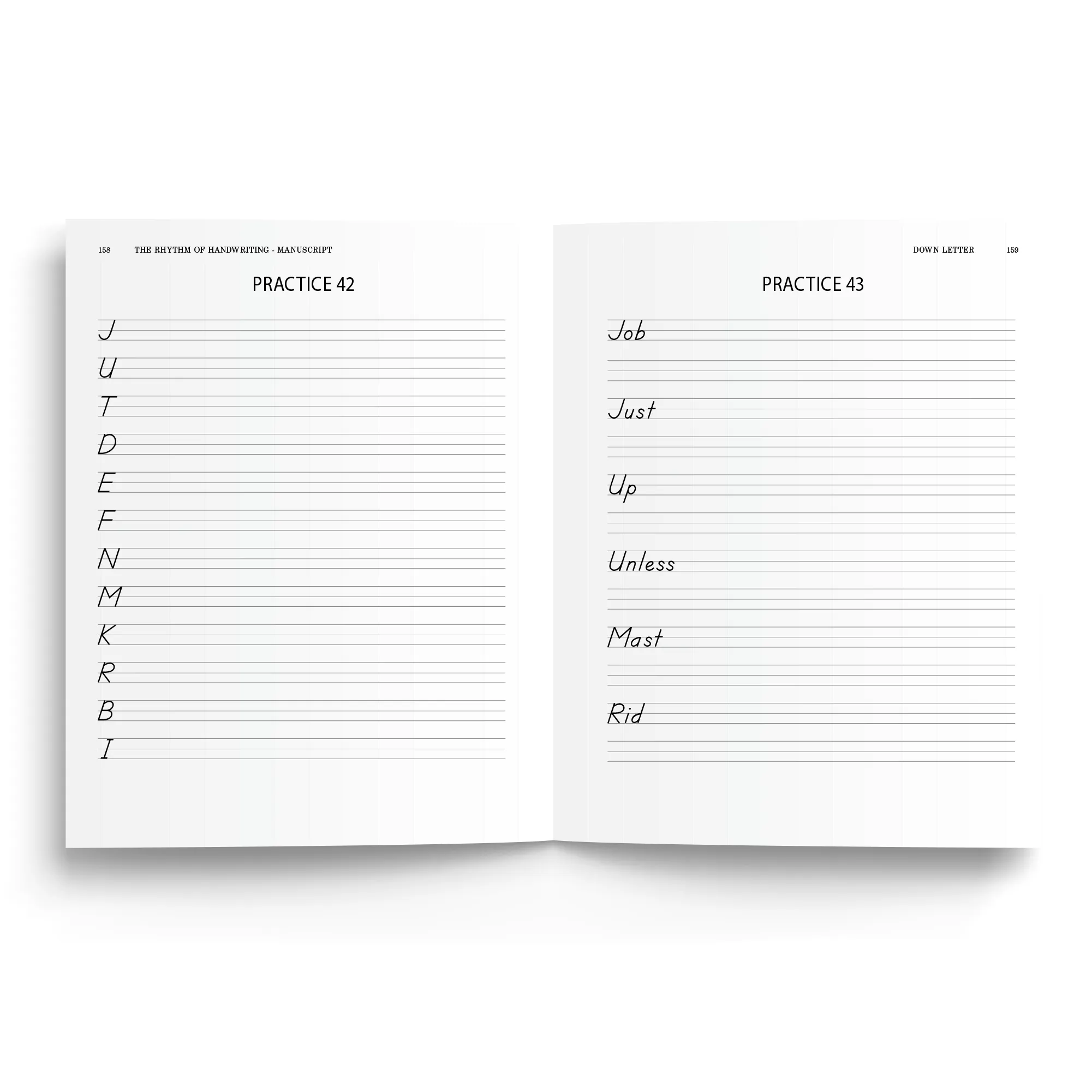 Rhythm of Handwriting Manuscript Set