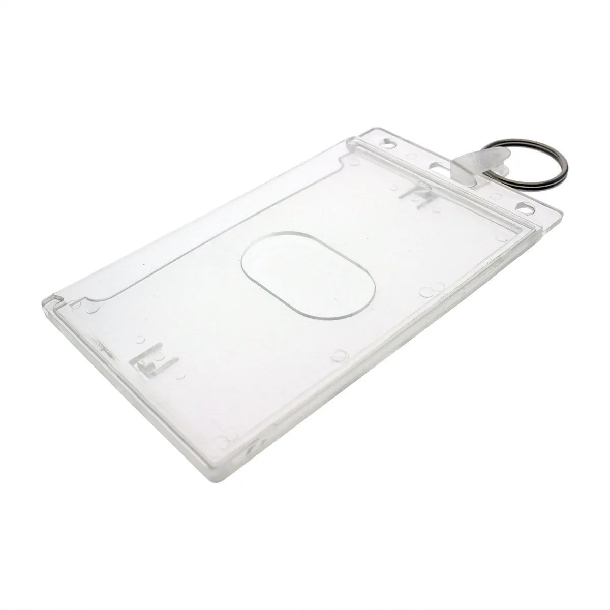 Rigid Fuel Card Holder with Key Ring