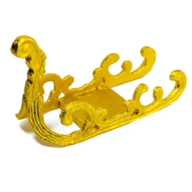 Rough Surface Sleigh Metal Egg Stand