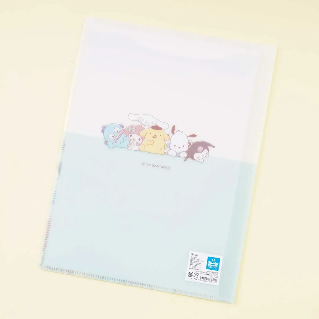 Sanrio Characters Sparkle Double Slot File Folder