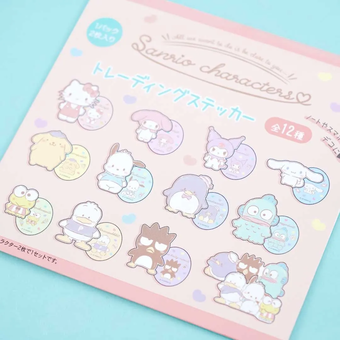 Sanrio Characters Standing Trading Stickers