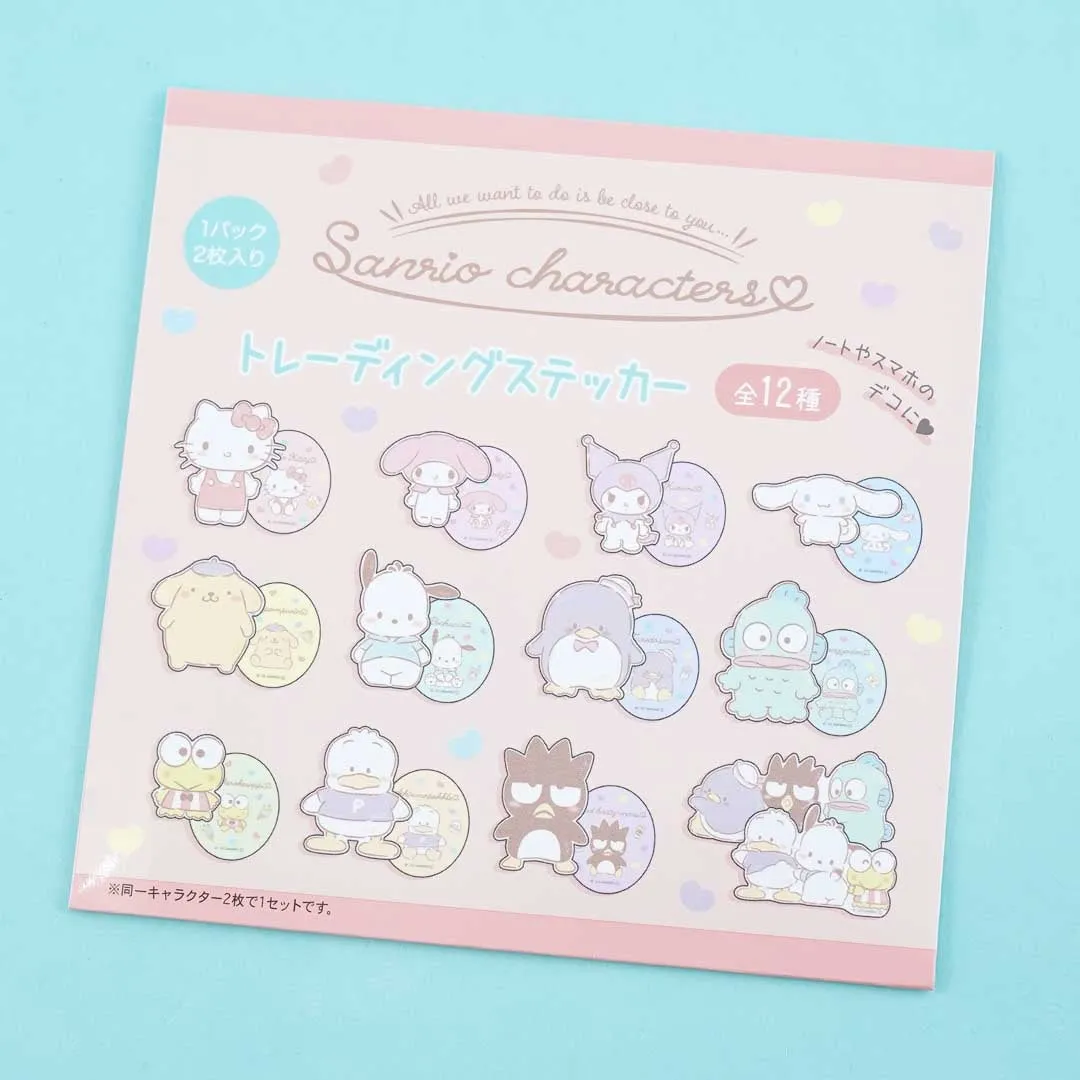 Sanrio Characters Standing Trading Stickers