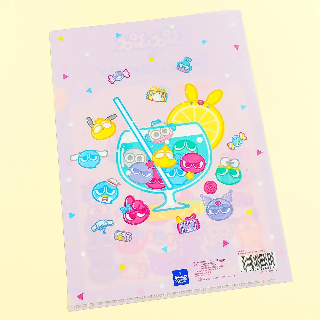 Sanrio Characters x Puyo Puyo A4 File Folder
