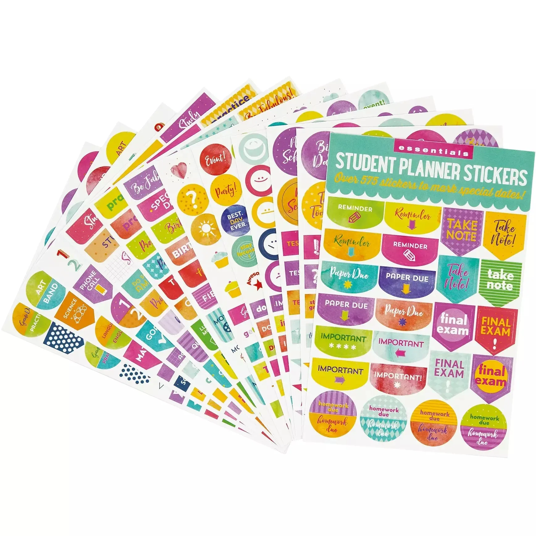 Set Stickers Planificación Student