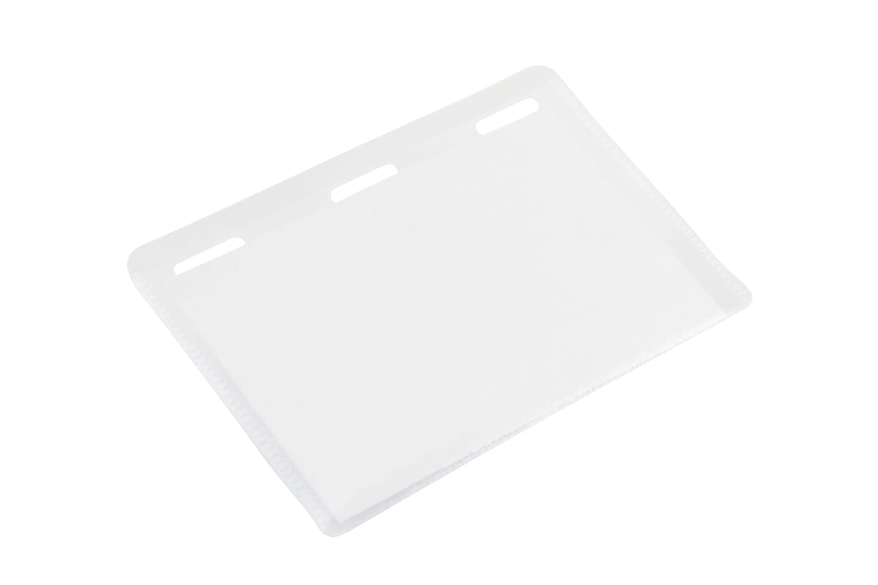SICURIX Clip/Pin Combo Style Printable Badge Kit 3 1/2" x 2 1/4" Horizontal 50 Pack (67675)