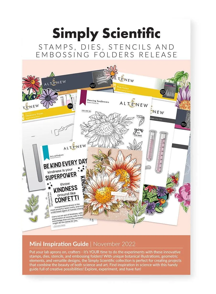 Simply Scientific Stamp & Die Release Mini Inspiration Guide