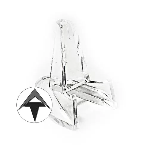 Small Display Easels - Clear