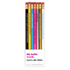 Snifty Set of 7 Sharpened Pencils