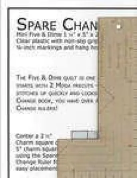 Spare Change Ruler