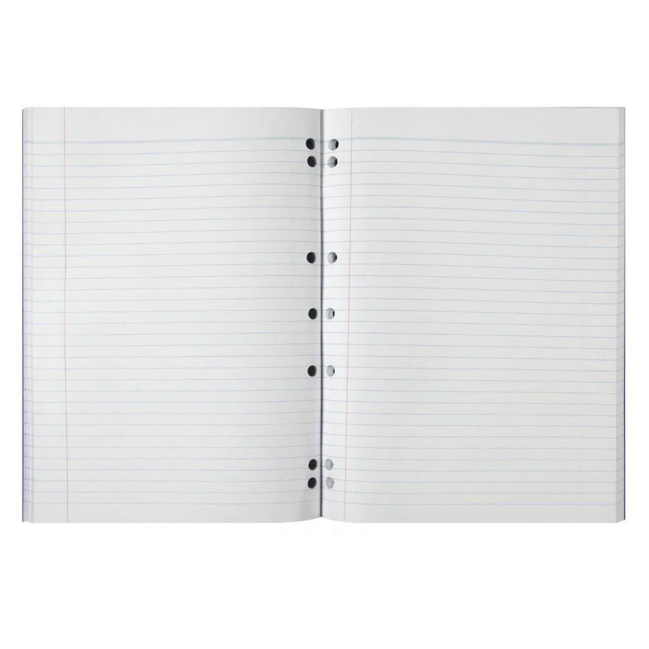 Spirax P128 Binder Notebook 8mm Ruled Lines 192 Page A4 5 Pack Purple