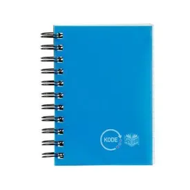 Spirax P962 Kode Solid Notebook Spiral Bound 400 Page 148 X 105Mm Blue