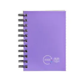 Spirax P962 Kode Solid Notebook Spiral Bound 400 Page 148 X 105Mm Purple