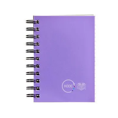 Spirax P962 Kode Solid Notebook Spiral Bound 400 Page 148 X 105Mm Purple