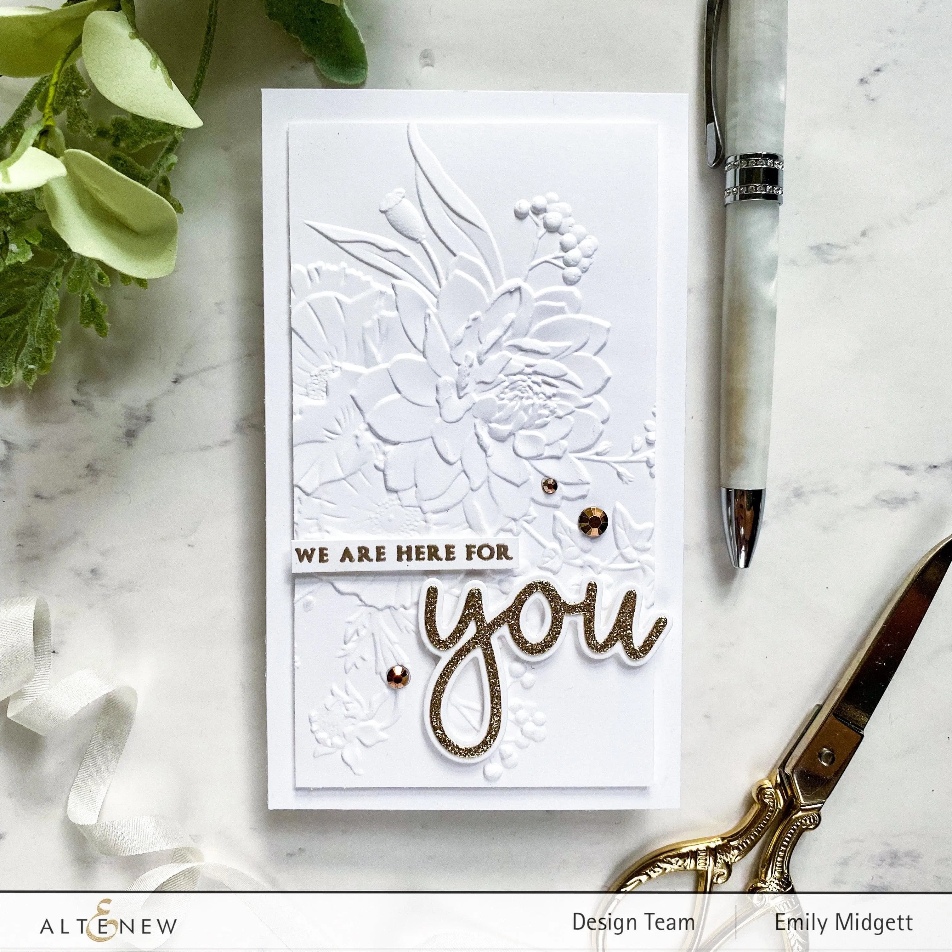 Spring Blossoms 3D Embossing Folder