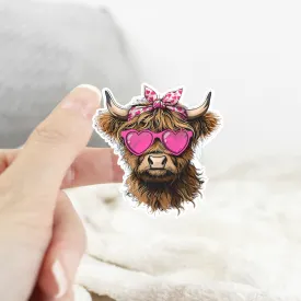 ST 067 Pink glasses cow 05