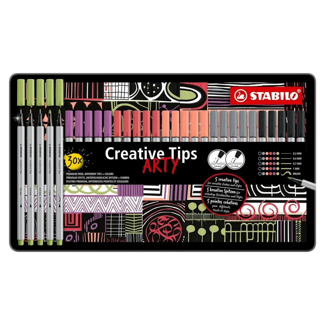Stabilo Arty Creative Tips Multi Liner Set