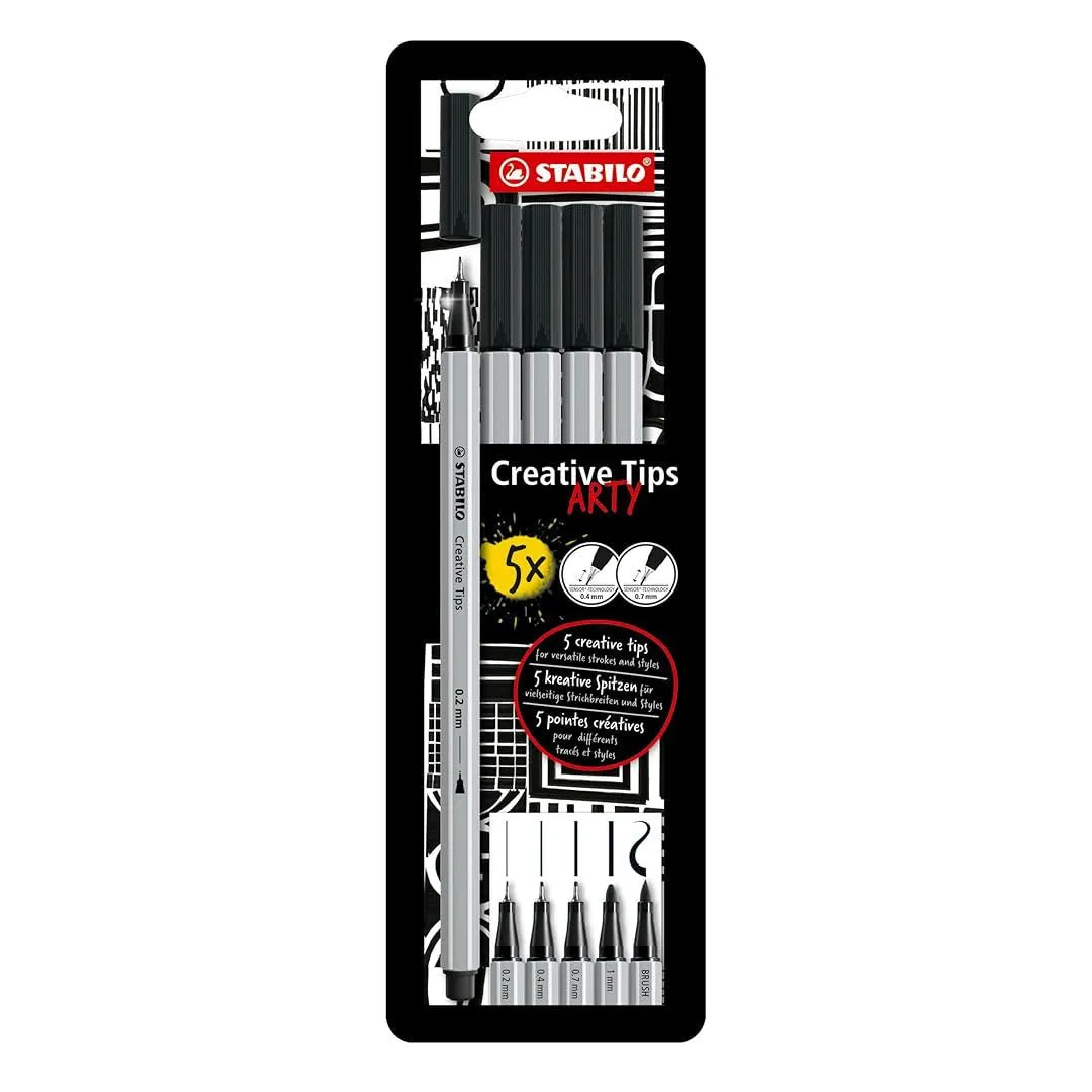 Stabilo Arty Creative Tips Multi Liner Set