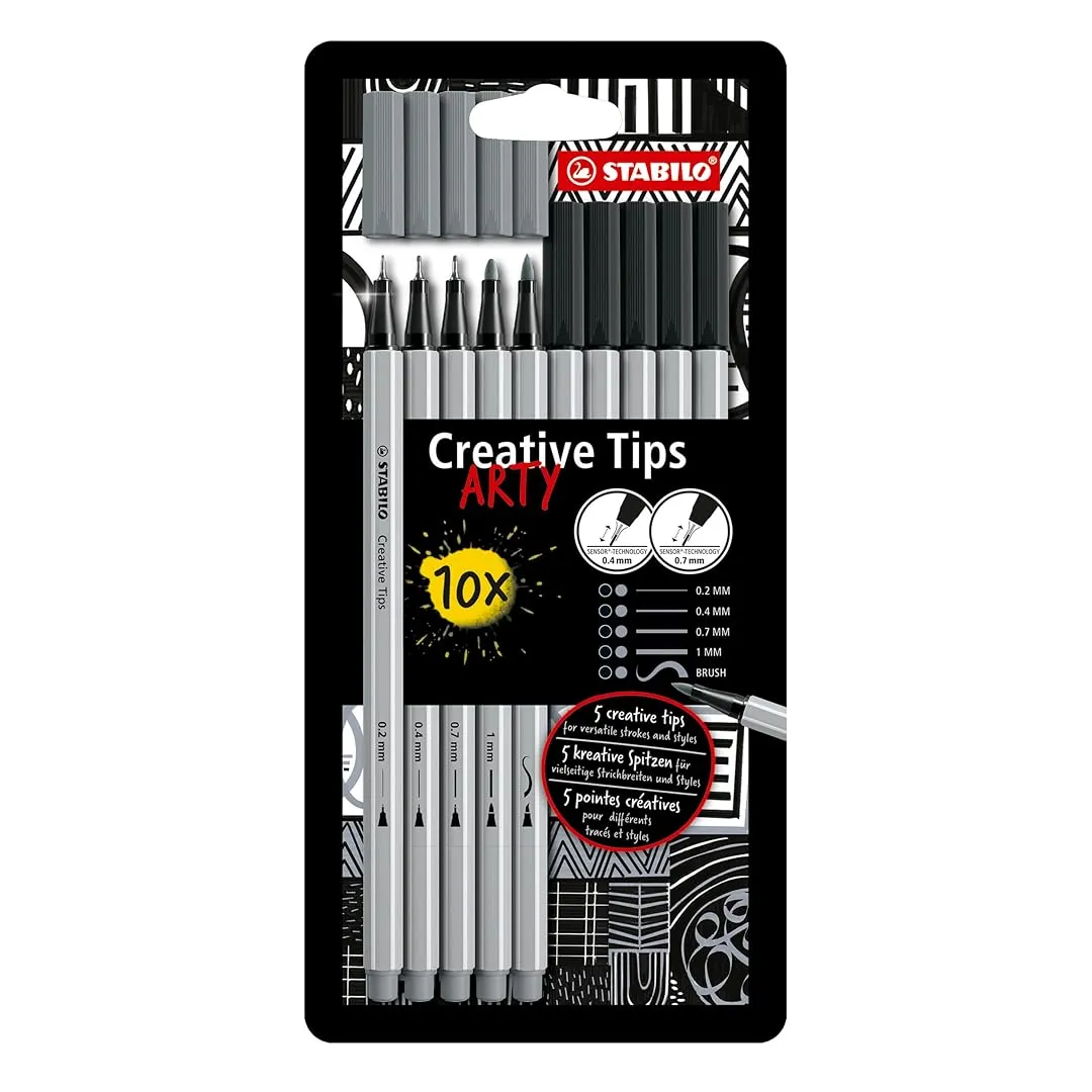 Stabilo Arty Creative Tips Multi Liner Set