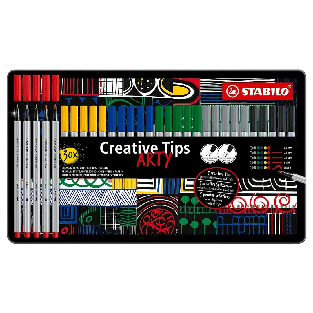 Stabilo Arty Creative Tips Multi Liner Set
