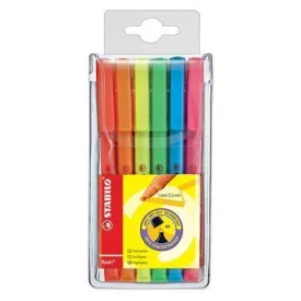 Stabilo Flash Highlighter Assorted Wallet 6