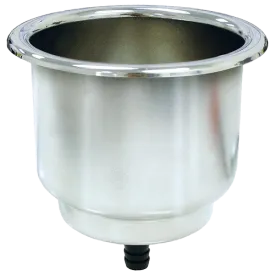 Stainless Steel Recessed Cup Holder