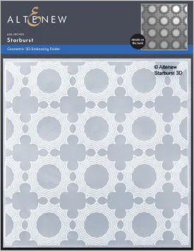 Starburst 3D Embossing Folder