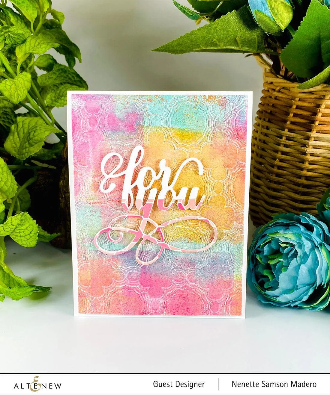 Starburst 3D Embossing Folder