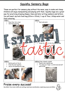 Starting School: Squishy Sensory Bags