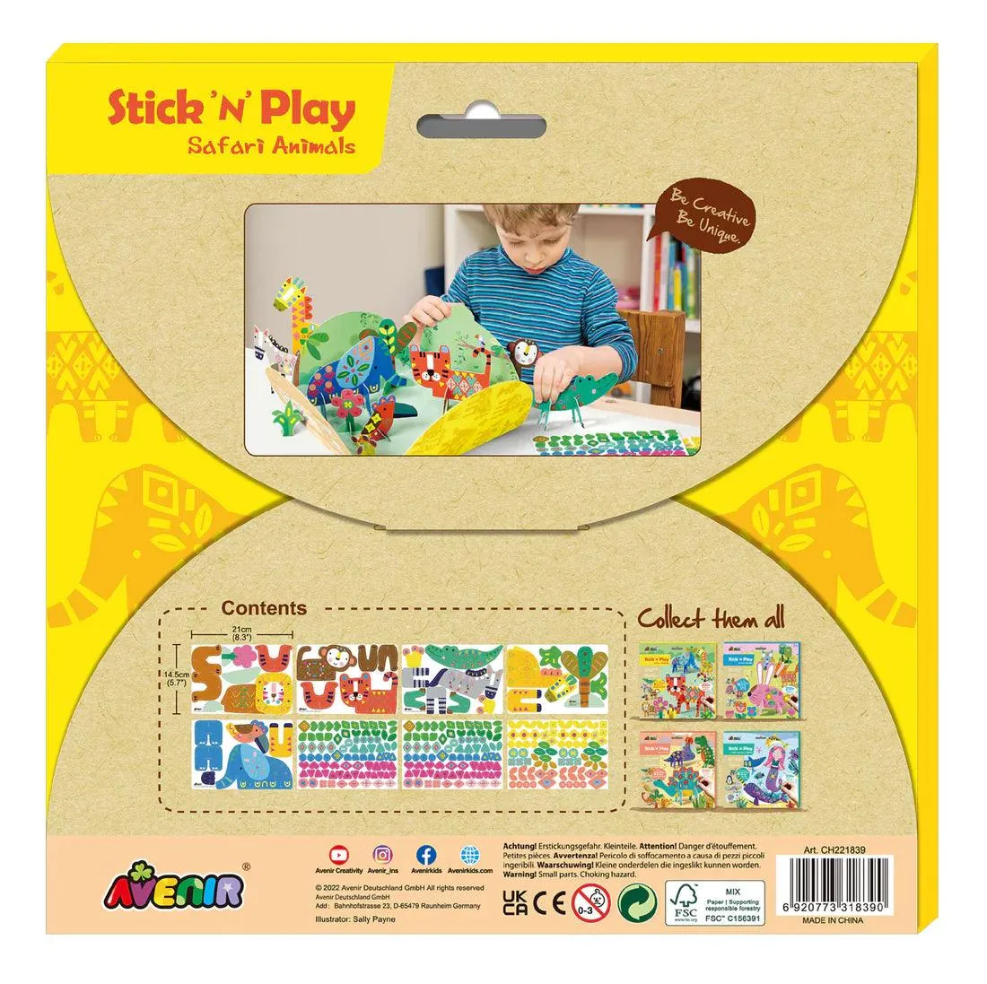 Stick 'N Play Series - Safari Animals