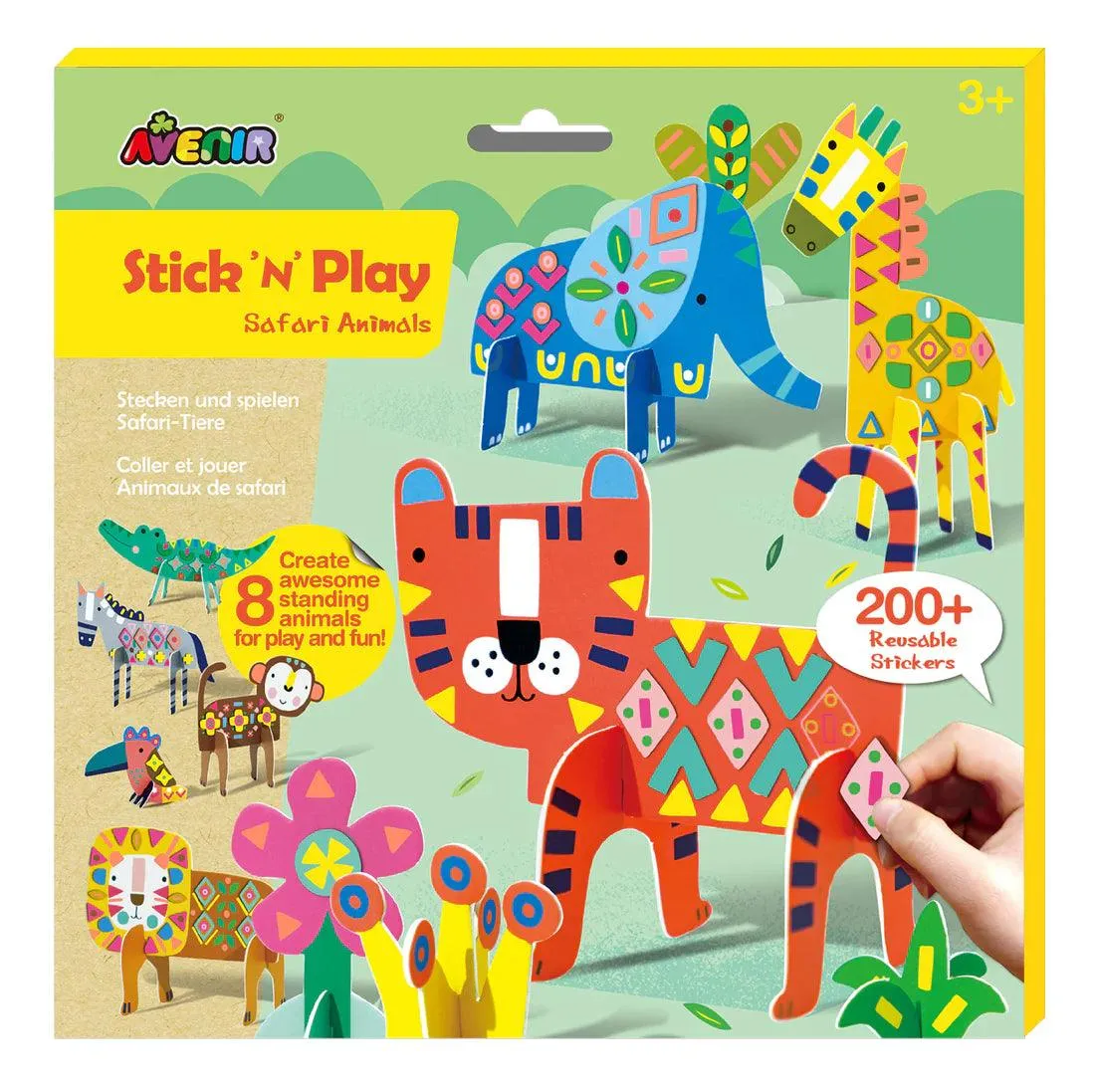 Stick 'N Play Series - Safari Animals