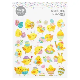 Stickers Cute Chick Eggs