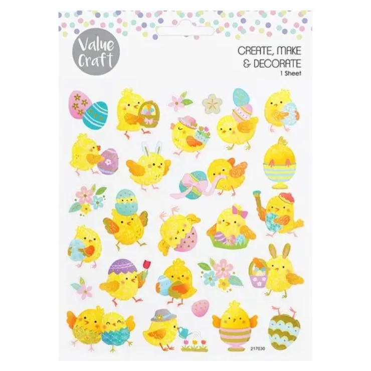Stickers Cute Chick Eggs