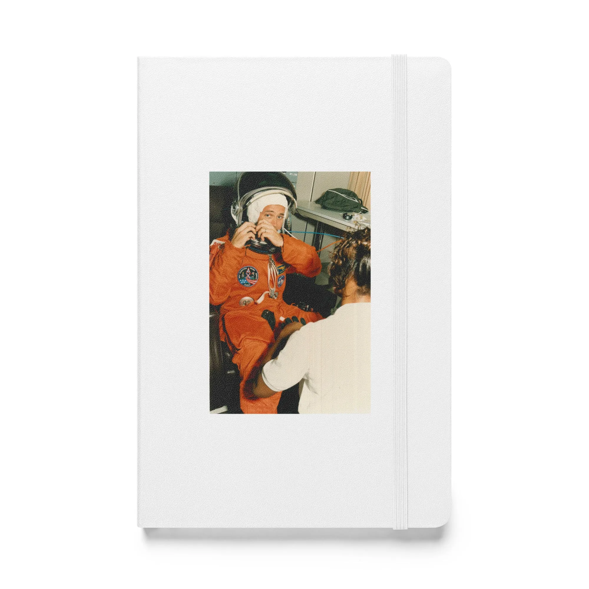 STS-51 Mission Specialist Daniel Bursch Custom Hardcover Bound Notebook
