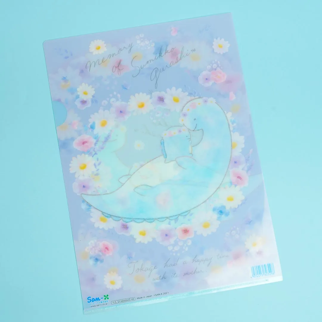 Sumikko Gurashi Flower Ring A4 Clear File Folder
