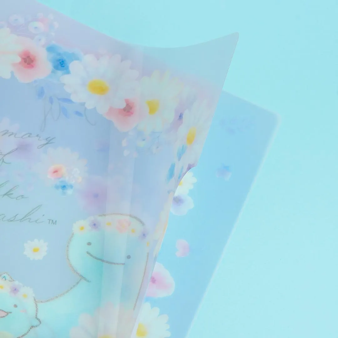 Sumikko Gurashi Flower Ring A4 Clear File Folder