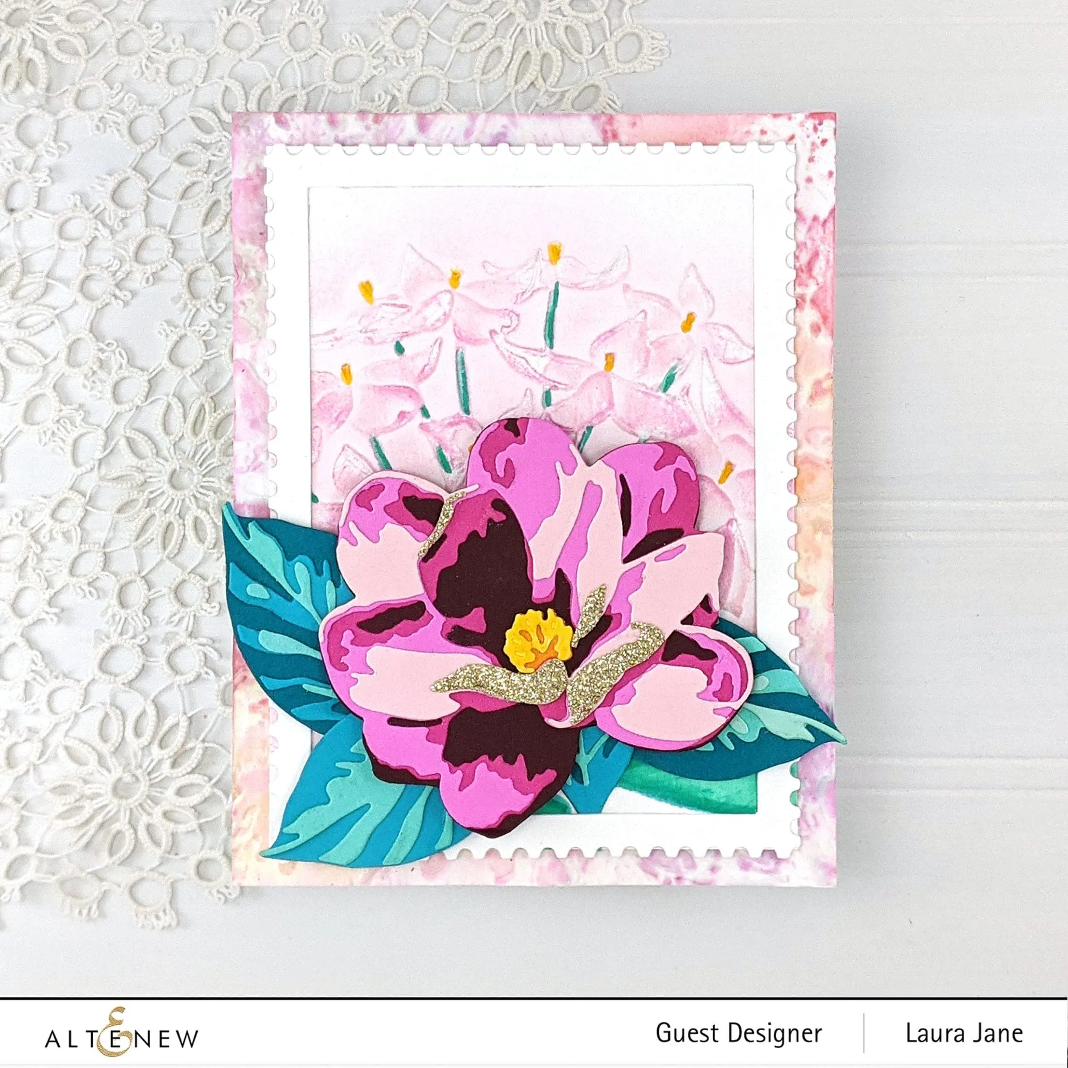 Tie Dye 3D Embossing Folder