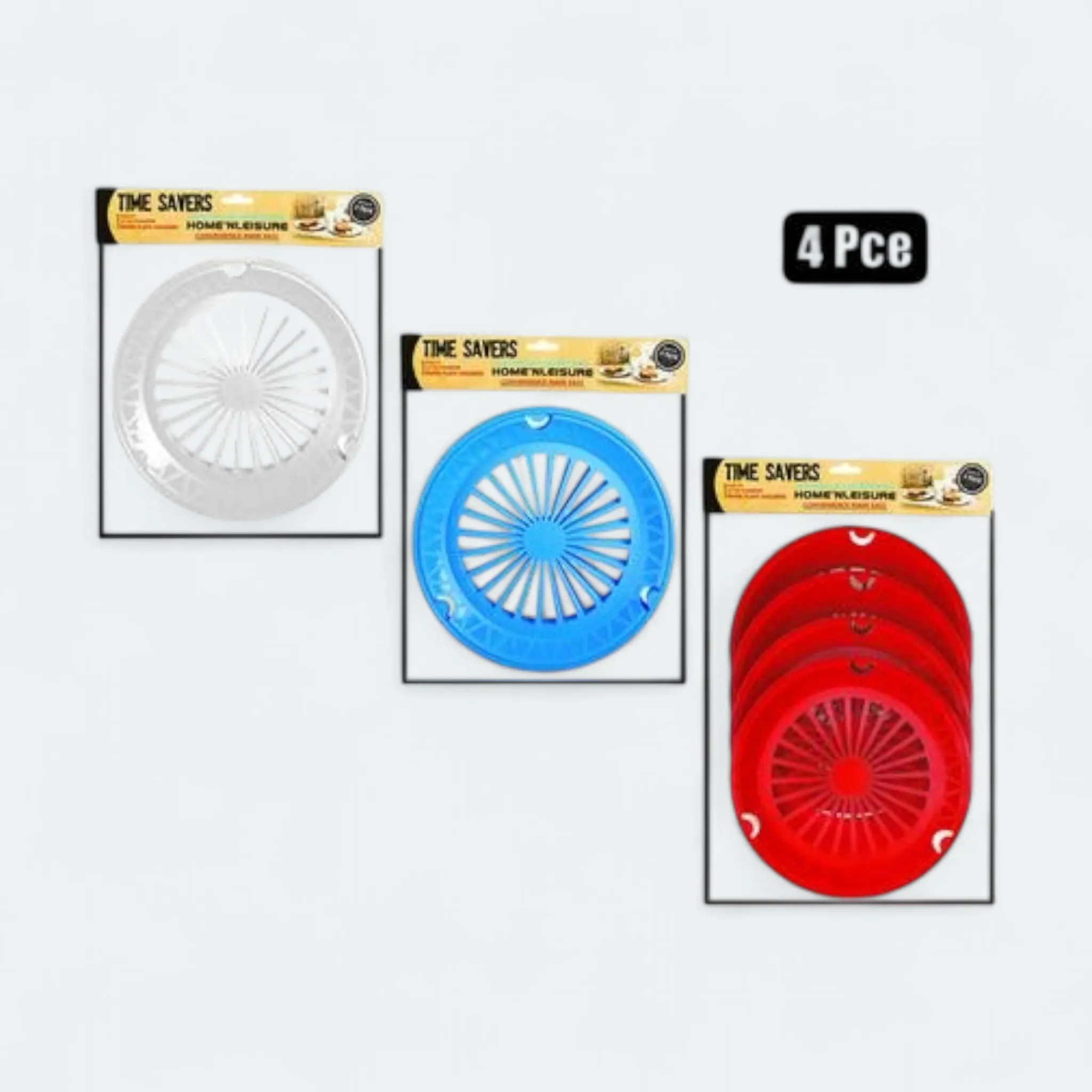 Timesavers Plastic Plate Holders 4pack