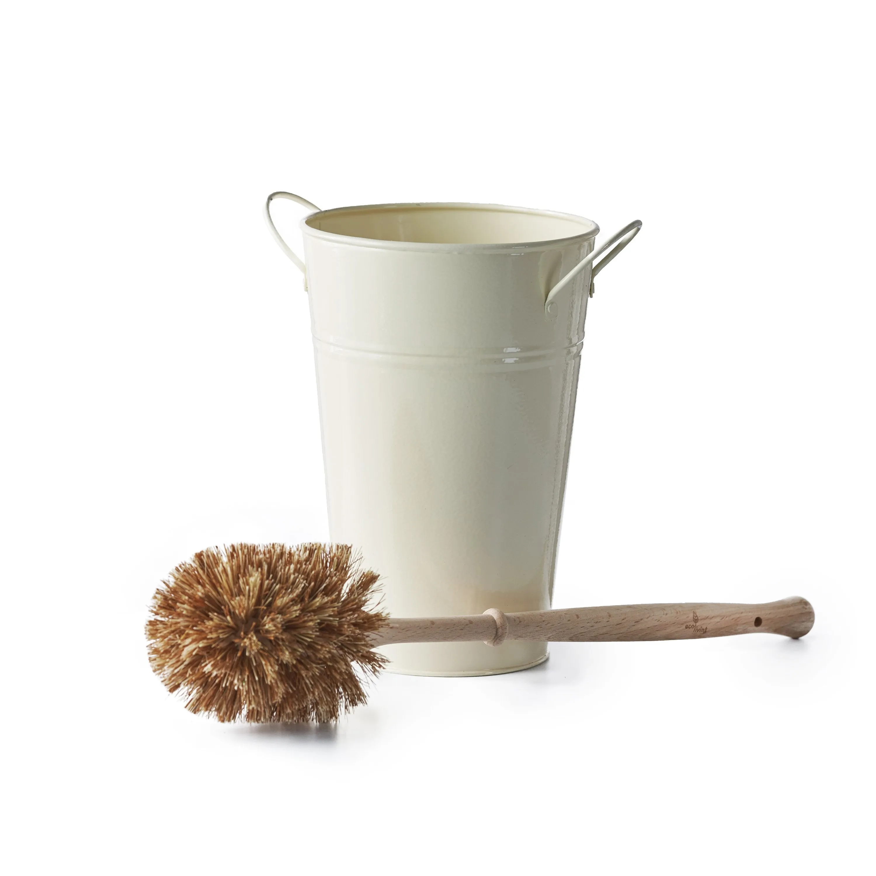 Toilet Brush & Holder - Cream