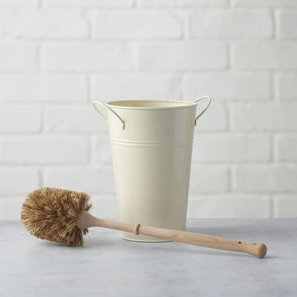 Toilet Brush & Holder - Cream