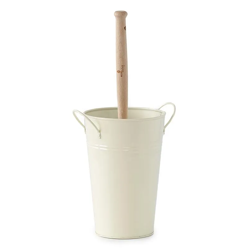 Toilet Brush & Holder - Cream