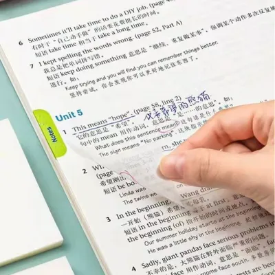 Transparent Sticky Notes | Memo List Sticky Notes For School / Office | Kawaii Gifts