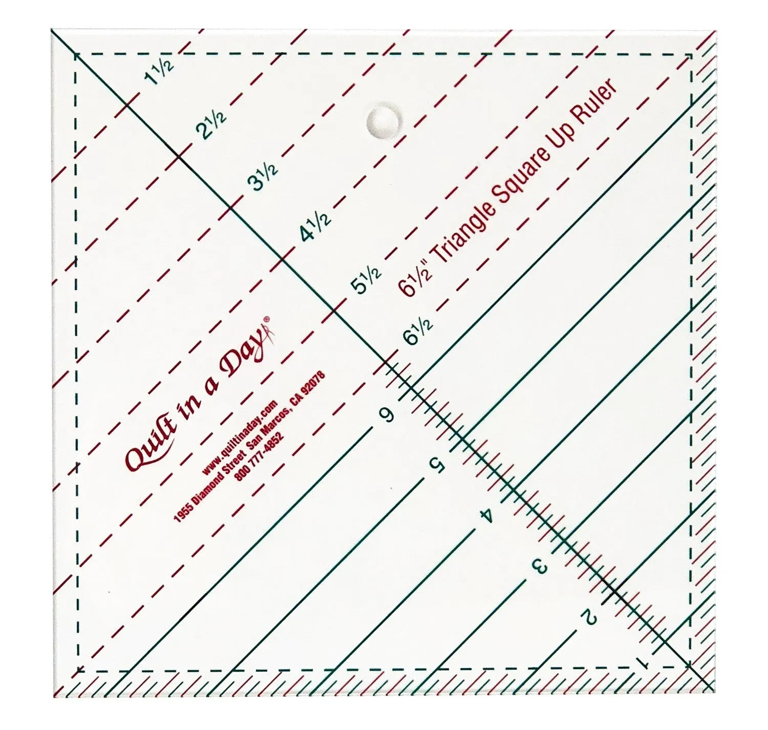 Triangle Square Up Ruler 6-1/2in  # 2010QD Sku: 58197